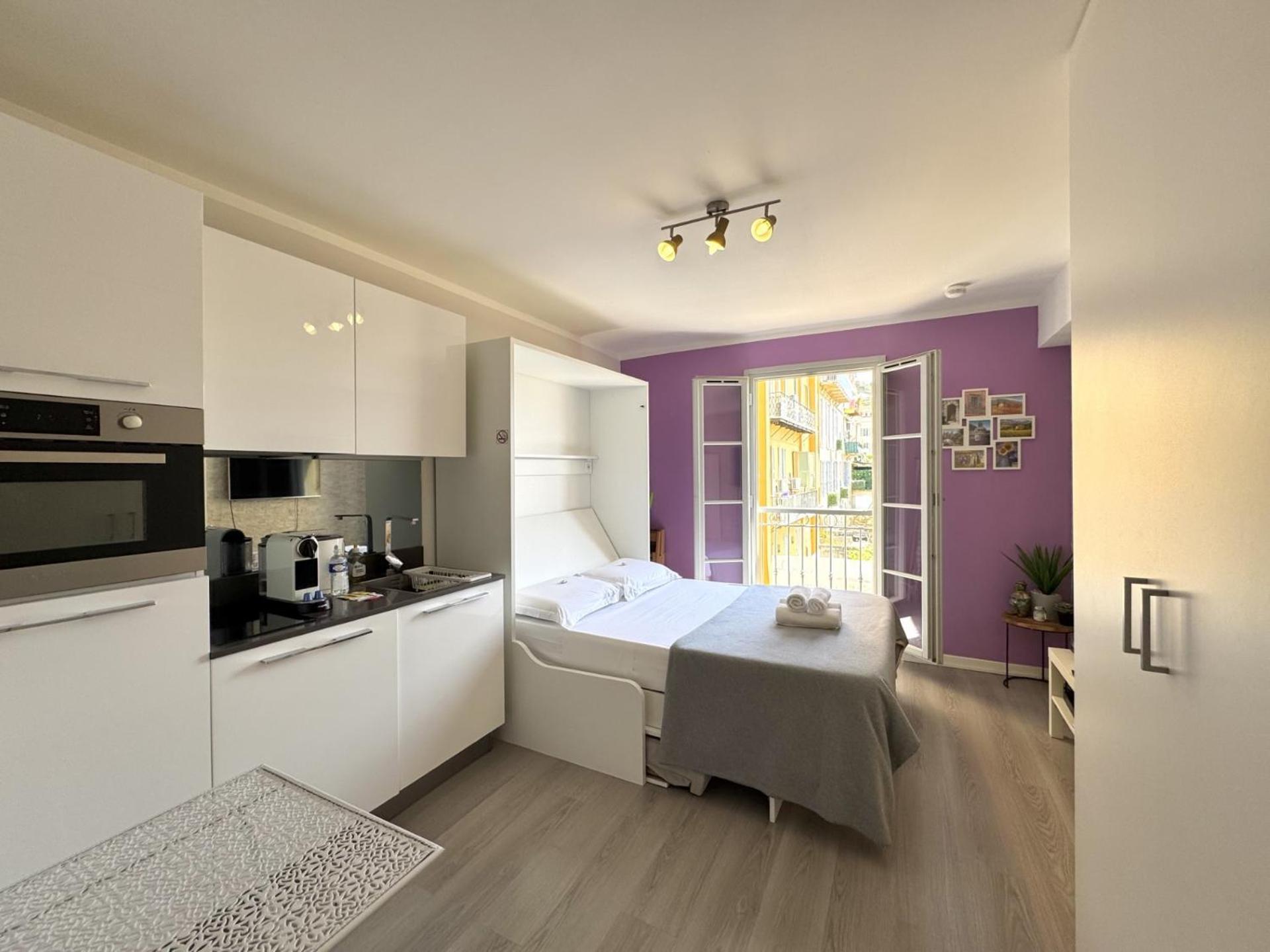 Aparthotel Riviera Nice Cote D'Azur - Old Town - Studio Ac - Sea View - 50M Promenade Des Anglais- La Maison Linda Esterno foto